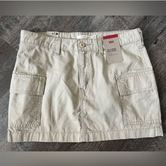 Levi's '94 Cargo Twill Mini Skirt- Size 28 - Picture 1 of 7
